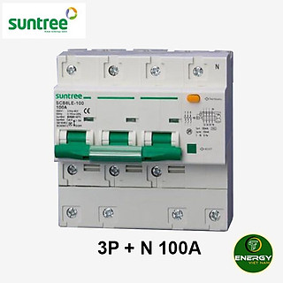 Át chống giật, CB chống giật, Aptomat chống dòng rò, Cầu dao chống dòng rò - Át chống dòng rò SCB8LE 1P+N, 3P+N SUNTREE