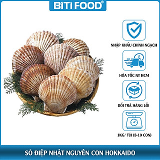 Sò Điệp Nhật nguyên con Hokkaido (Size lớn 8-10 con/kg), Giao nhanh HCM