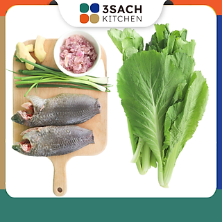 Canh Cá Rô Nấu Cải Bẹ Xanh (Khay 640G)
