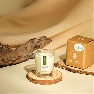 Nến thơm Candle Cup/Agaya - Hương Gỗ BAMBOO