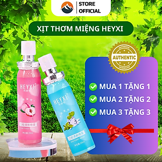 Xịt thơm miệng HEYXI (20ml) Vị Đào/Bạc Hà Thơm Mát