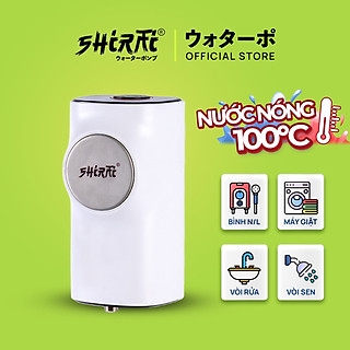 Máy bơm tăng áp mini SHIRAI S20 - Máy bơm mini tự ngắt thông minh - Dùng cho máy giặt, bình nóng lạnh, vòi sen, chậu rửa