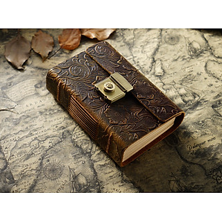 Sổ Nhật Ký Vintage Khóa Mật Khẩu - Sổ Tay, Sổ Nhật Ký, Khóa có Mật Khẩu