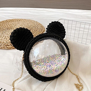 Nguyên liệu tự đan túi xách, balo len móc hình gấu DIY đáng yêu - Có mẫu đan sẵn