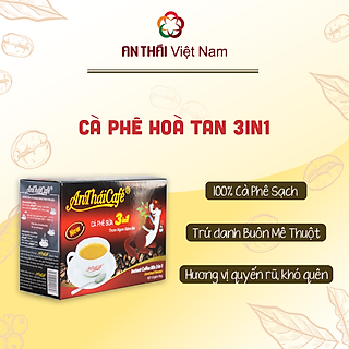 Cà Phê Sữa 3in1 AnTháiCafé New (Hộp 12 gói x 16g)