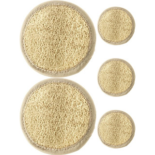 5 Miếng Rửa Mặt Xơ Mướp Tẩy Da Chết