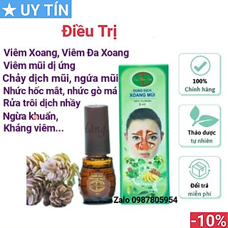 Dung Dịch Xoang Mũi DẠ THẢO LIÊN 100% Thảo Dược Thiên Nhiên 8ml | 100% Natural Herbal Nasal Solution 8ml