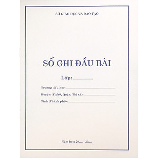 Sách ND - Combo 5 cuốn Sổ ghi đầu bài Tiểu học (B11)