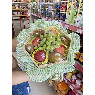 Hộp quà gỗ trái cây nhập size nhỏ 2