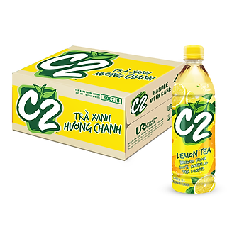 Thùng 24 chai Trà Xanh C2 355ml x 24 đủ vị