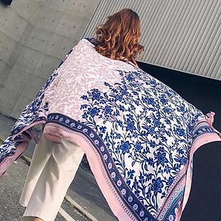 Khăn choàng bohemian Khăn choàng in hoan tiết