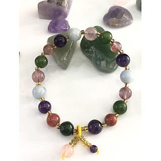 Vòng tay đá Berlyn ngũ sắc