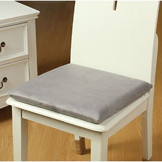 Gối Đệm Lót Ghế Ngồi Hình Vuông Cao Su Non ZURI PILLOW - GLM03 Size 40x40x5cm, Giảm Ê Nhức Mông, Tê Chân Khi Ngồi Lâu