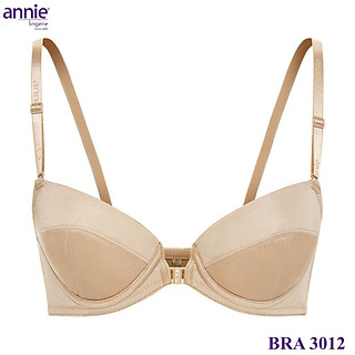Áo Ngực trơn cao cấp mút mỏng siêu nhẹ annie bra 3012 cài trước, ôm trọn ngực, không cộm phù hợp mặc công sở, đi học.
