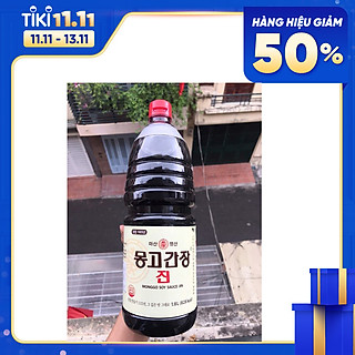 Nước Tương (Xì Dầu) Monggo Jin Hàn Quốc chai 1,8L