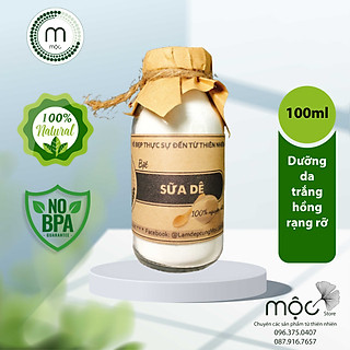 Bột đăp mặt Tinh Sữa Dê dưỡng trắng da nguyên chất 100ml (70g)