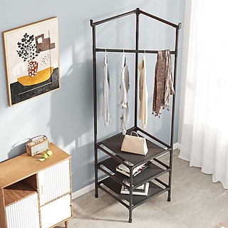 KỆ ĐỂ QUẦN ÁO CHỮ V, KỆ ĐỂ ĐỒ GÓC TƯỜNG TIỆN LỢI