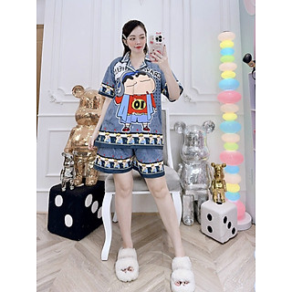 (60-80kg, P5) Đồ bộ bigsize đùi thun lạnh in 3D hoạt hình. Đồ bộ đùi bigsize. Đồ bộ thun lạnh bigsize. Đồ bộ bigsize thun lạnh.. bobigsizedui5thunlanh