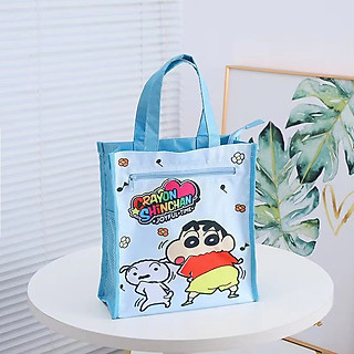 Túi Vải Đi Học, Túi Xách Đi Học Thêm Họa Tiết Hoạt Hình Dễ Thương Cho Bé