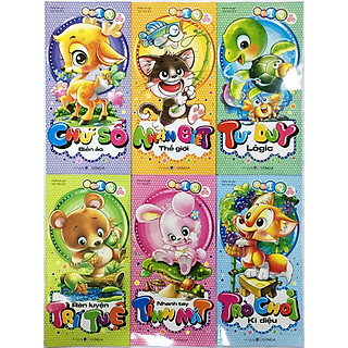 Phát Triển IQ Cho Trẻ Em -Trọn Bộ 6 Cuốn