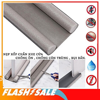 Nẹp Xốp Chặn Khe Cửa Chống Ồn, Ngăn Côn Trùng, Bụi Bẩn, Gió Điều Hoà, Tránh Kẹp Chân Tay Trẻ Nhỏ