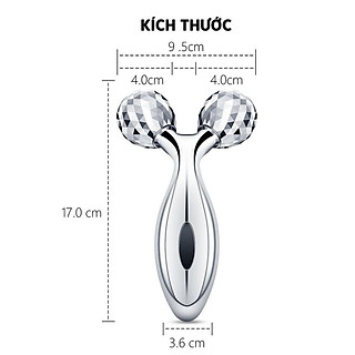 Con Lăn massage mặt, thanh lăn matxa 3D cao cấp Massage cơ thể: mặt, cánh tay, chân, mông và lưng