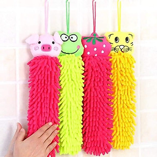 KHĂN LAU TAY SAN HÔ HÌNH THÚ MÀU SẮC DỄ THƯƠNG