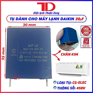 Tụ Điện Điều Hòa Daikin DC450V 20UF Mới Dành Cho Đuôi Nóng Máy Lạnh - Điện Lạnh Thuận Dung