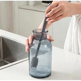 Dụng Cụ Cán Dài Dùng Để Rửa Ly, Rửa Chai Lọ