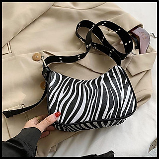 Túi Xách Nữ Đeo Chéo/Kẹp Nách Hoạ Tiết Bò Sữa – Túi Bò Sữa 01