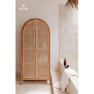 Tủ Mây Đựng Quần Áo, Tủ Vòm Mây Tre Cao Cấp, Kệ Mây Tre, Bàn Ghế Mây Tre ĐAN TRÀ