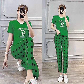 Set bộ thun Cotton NỮ DÀI MẶC NHÀ