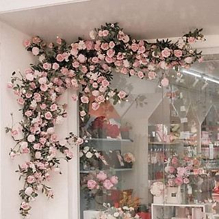 Dây hoa hồng leo - Hoa lụa