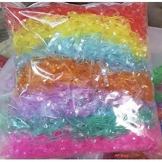 Gói Thun Cột Tóc Các Màu 100g Tiện Lợi Đa Năng - Thun Màu Sắc 100g