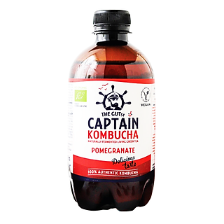 TRÀ DƯỠNG SINH KOMBUCHA VỊ LỰU 400ML