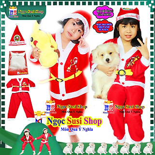 BỘ ĐỒ NOEL CHO BÉ QUẦN ÁO NOEL CHO BÉ TỪ 1 - 10 TUỔI CHẤT VẢI NỈ - TRANG PHỤC NOEL  [ĐI CHƠI CHỤP ẢNH]