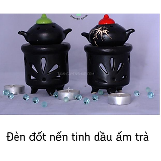 Đèn đốt nến tinh dầu hình ấm trà