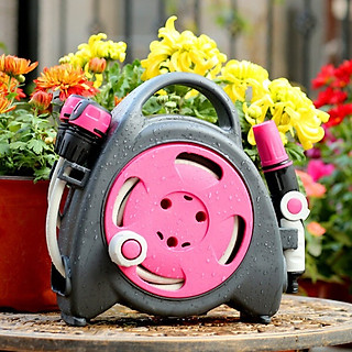 Bộ Vòi Rửa Xe, Tưới Cây Rulo Thu Cuộn Ống Nước (11.5m)