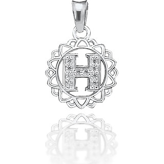 Dây chuyền bạc nữ chữ H cao cấp (DC.A17)