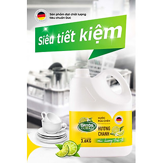 Nước rửa chén BATOS CLEAN - hương chanh  3,6 kg