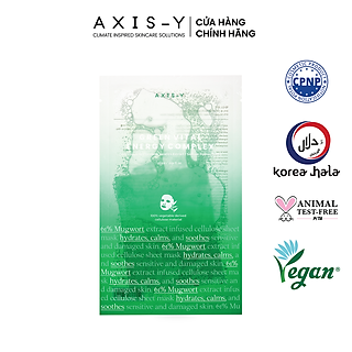 Axis-Y Combo 2 Mặt nạ giấy Mugwort Green Vital Energy Complex Sheet Mask 27ml