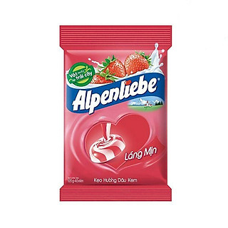 Kẹo Cứng Alpenliebe Dâu Kem 120G (Gói 40 Viên) - 8935001703129