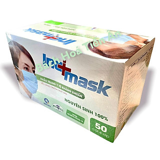 Khẩu trang y tế Kháng Khuẩn INC+ Mask 4 lớp hộp 50 cái ( thiết kế 3D  )