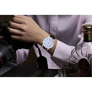 đồng hồ dây da thời trang nam nữ