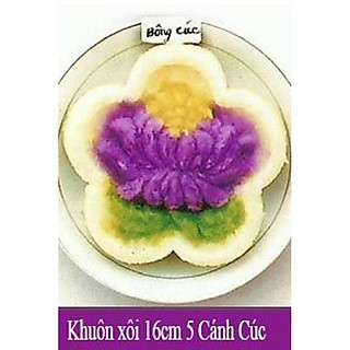 Khuôn Xôi 16cm Năm Cánh Hoa Cúc