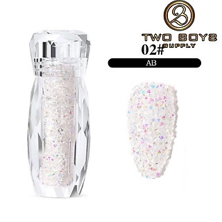 Hủ Đá Rắc Nail Siêu Sáng Hạt Nhỏ,đá rắc đa sắc,