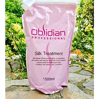 DẦU HẤP Ủ DƯỠNG TÓC OBSIDIAN SILK TREATMENT SIÊU MỀM MƯỢT PHỤC HỒI TÓC HƯ TỔN 1500ML