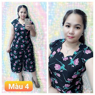 Đồ bộ lửng ống rộng thun gân size 2.3.4.5 từ 50-70kg