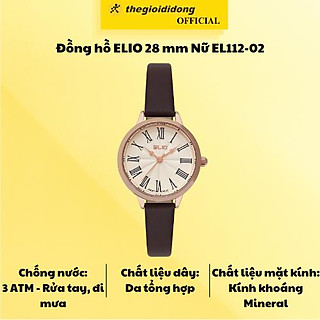 Đồng hồ ELIO 28 mm Nữ EL112-02 - Hàng Chính Hãng
