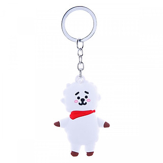 Móc khóa BT21 BTS cao su dẻo